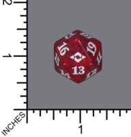 Magic Spindown Die - Modern Horizons 2 - Red